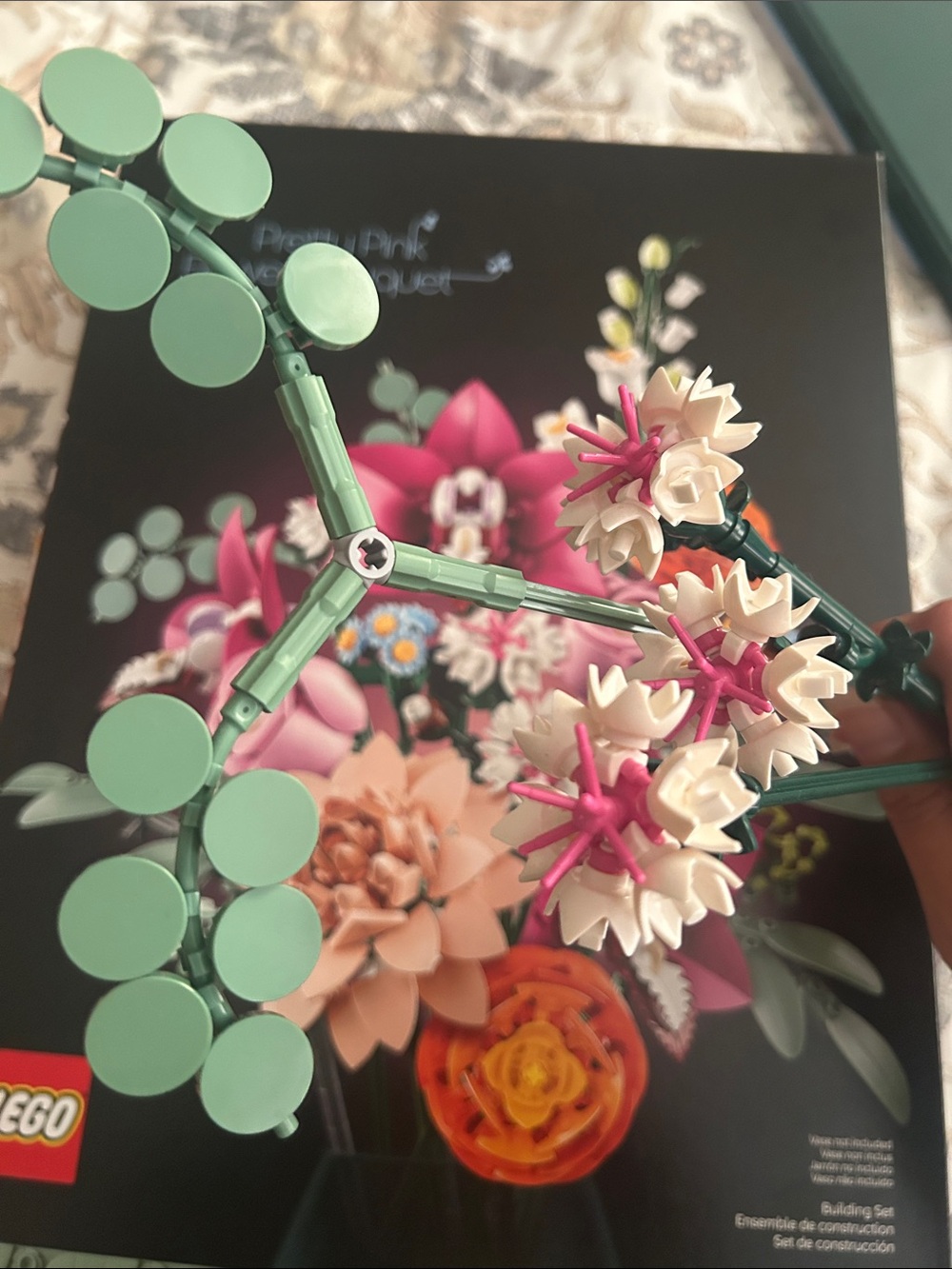 LEGO Pretty Pink Floral Bouquet - Bag One
